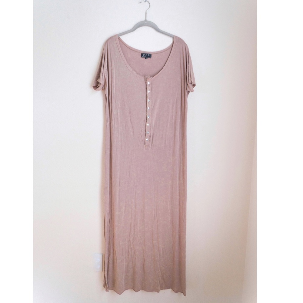 POL dusty rose Maxi dress